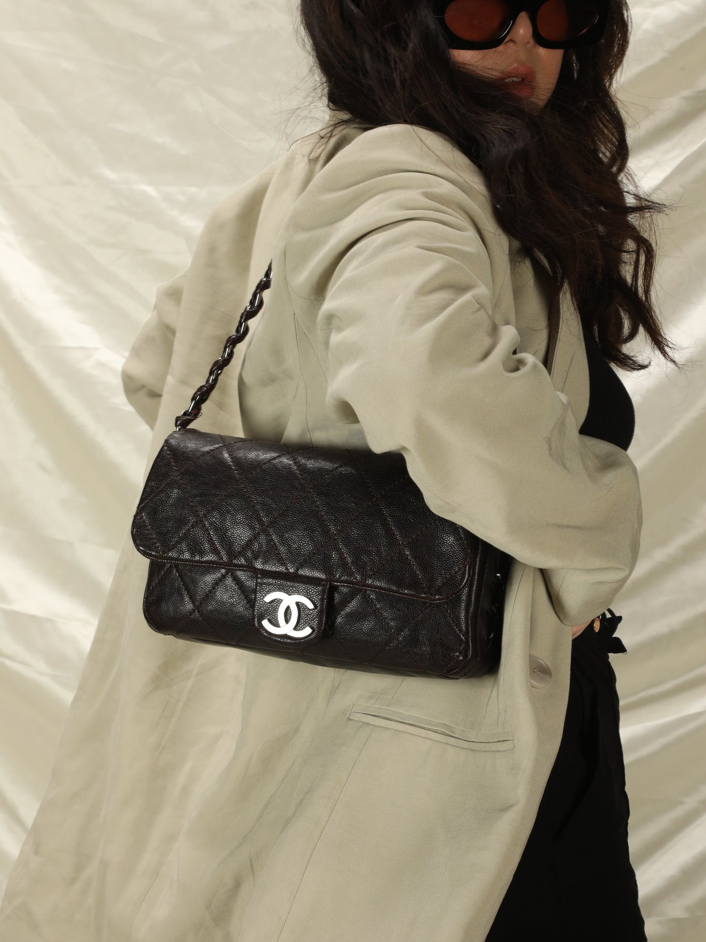 Chanel Caviar Chain Flap Bag