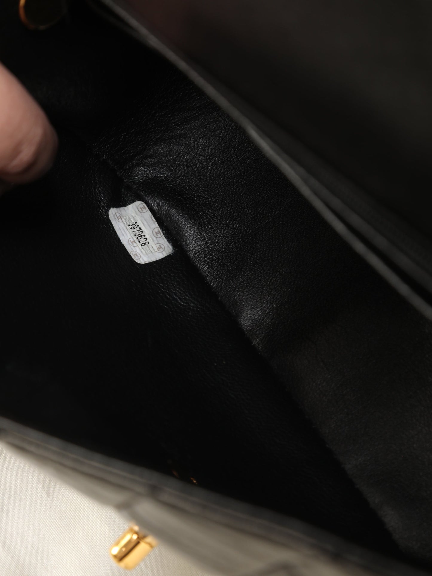 Extremely Rare Chanel Lambskin Knotted Half Flap