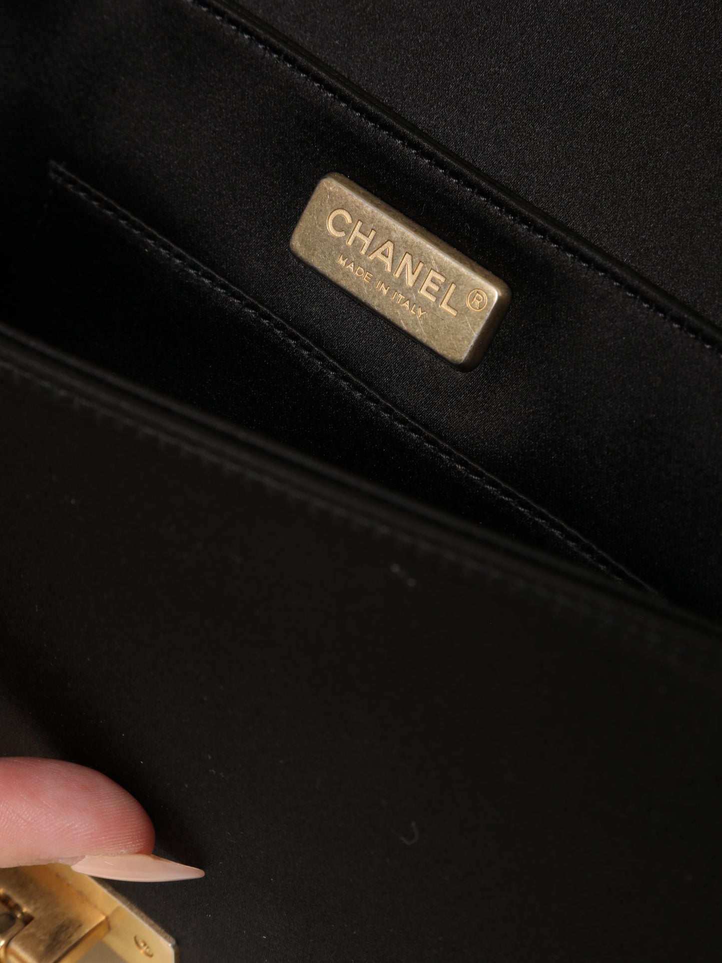 Extremely Rare Chanel 2019 Satin Clutch Bag