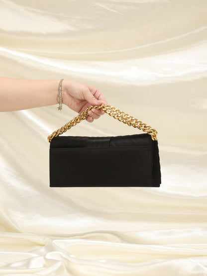 Extremely Rare Chanel 2019 Satin Clutch Bag