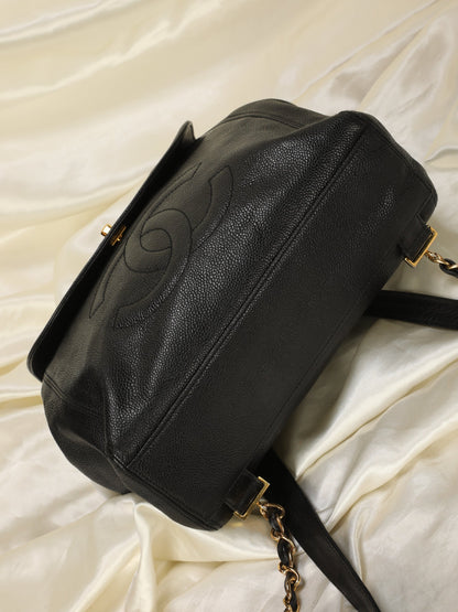 Extremely Rare Chanel Caviar Turnlock Backpack