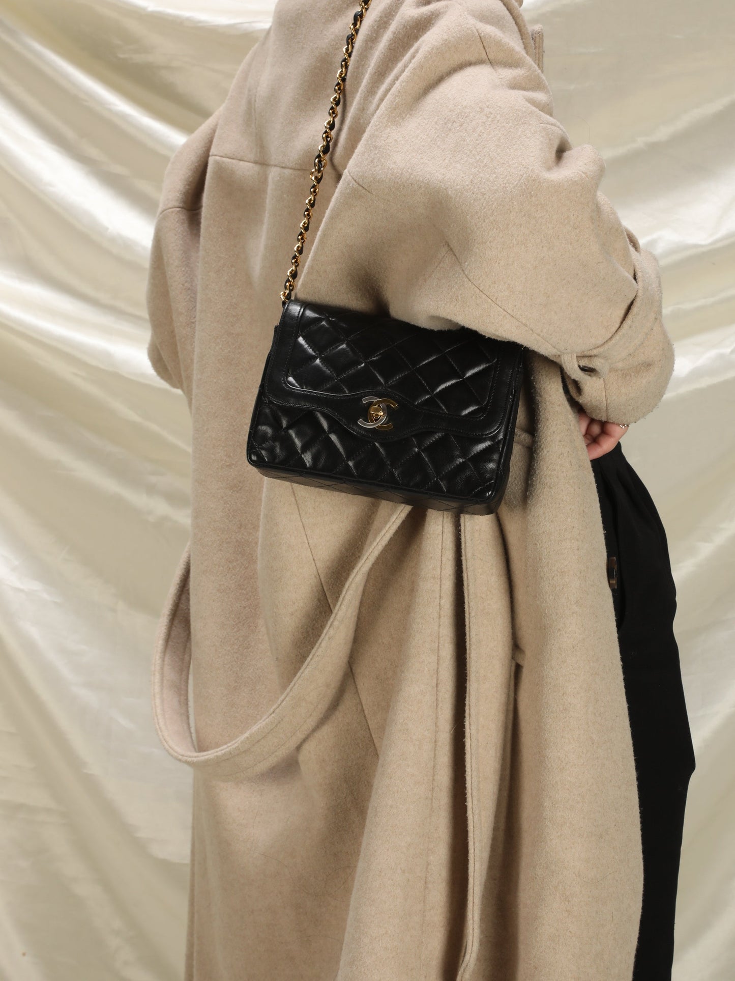 Chanel Two-Tone Quilted Mini Flap Bag