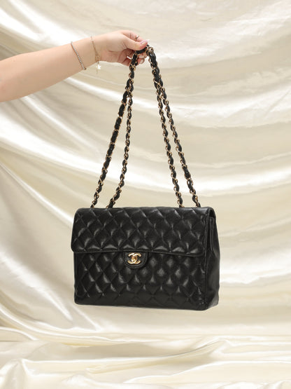 Chanel Caviar Jumbo Flap Bag