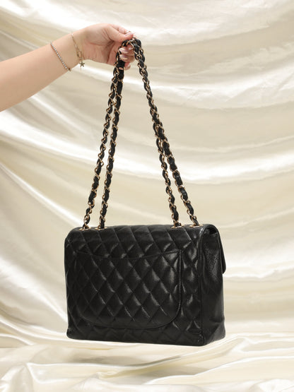 Chanel Caviar Jumbo Flap Bag
