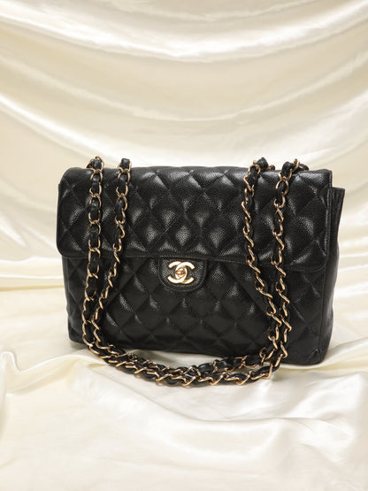 Chanel Caviar Jumbo Flap Bag