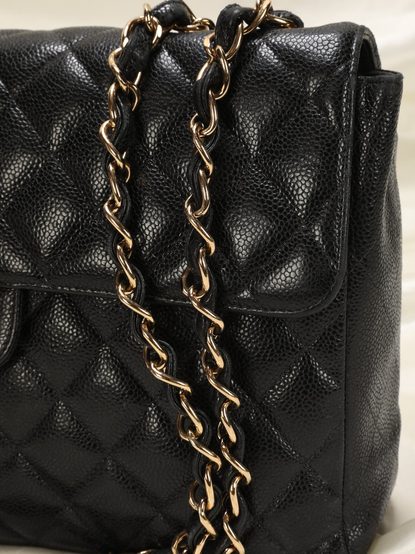 Chanel Caviar Jumbo Flap Bag