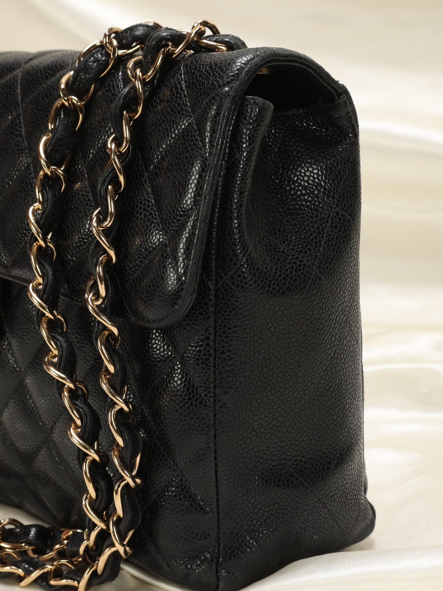 Chanel Caviar Jumbo Flap Bag