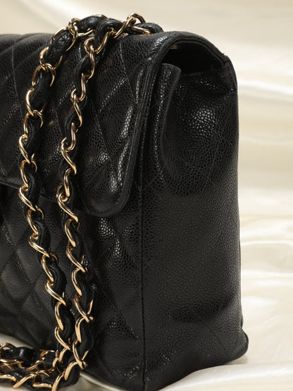 Chanel Caviar Jumbo Flap Bag