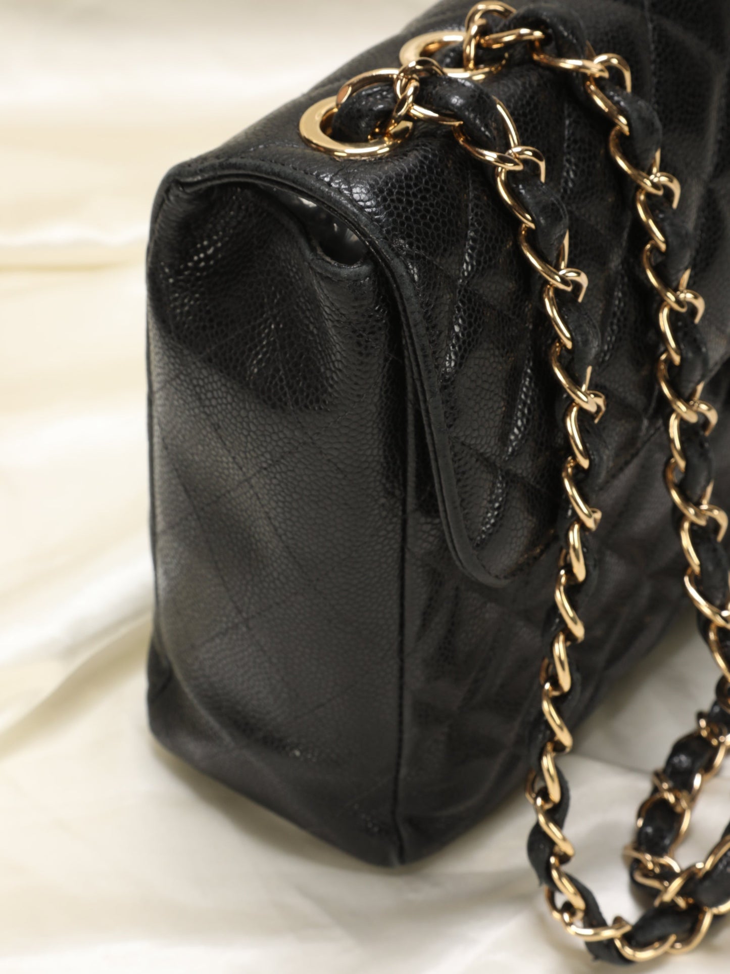 Chanel Caviar Jumbo Flap Bag