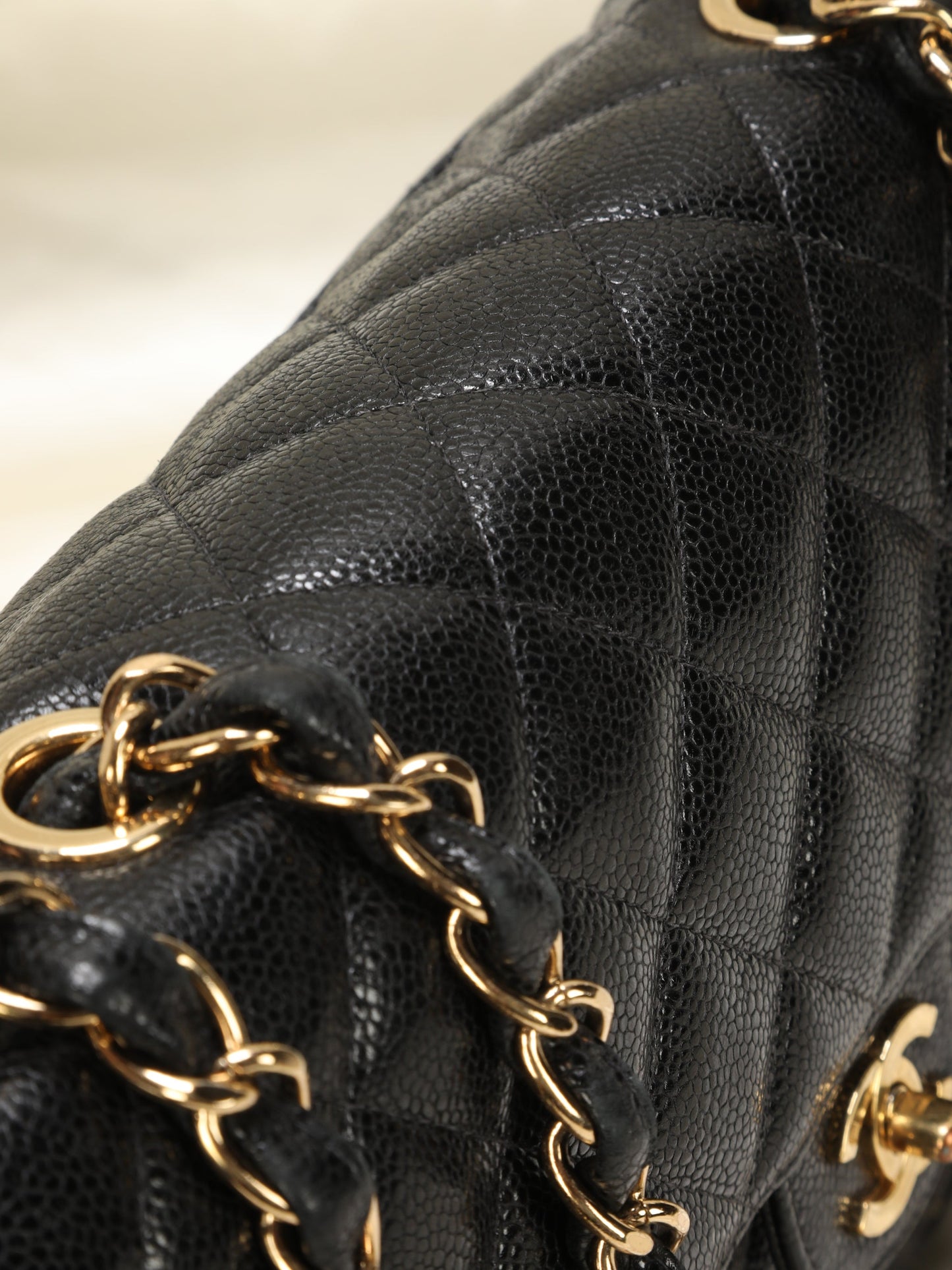 Chanel Caviar Jumbo Flap Bag