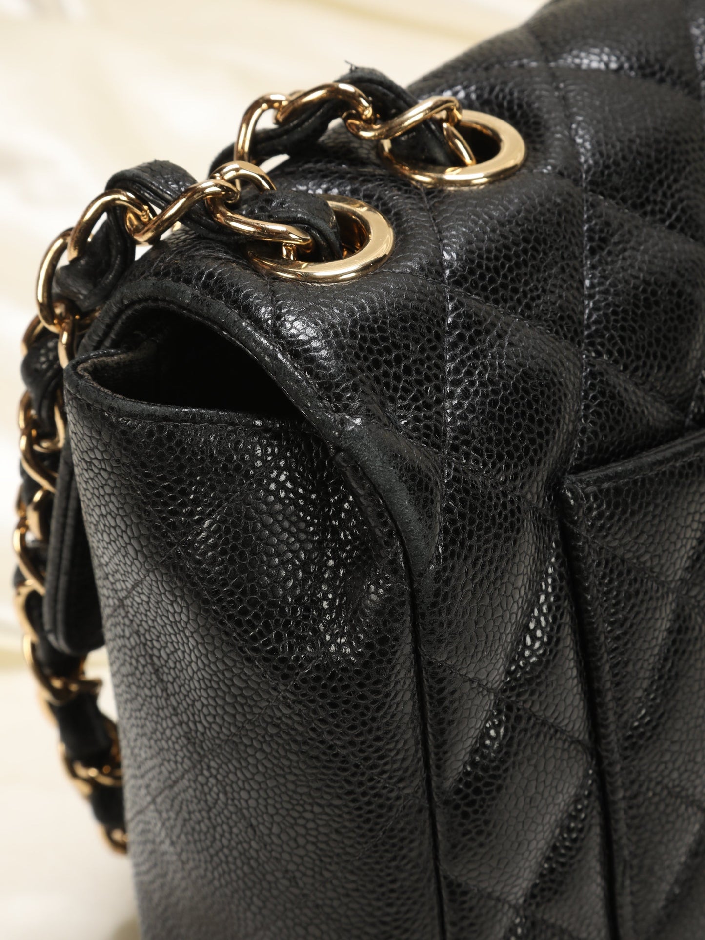 Chanel Caviar Jumbo Flap Bag