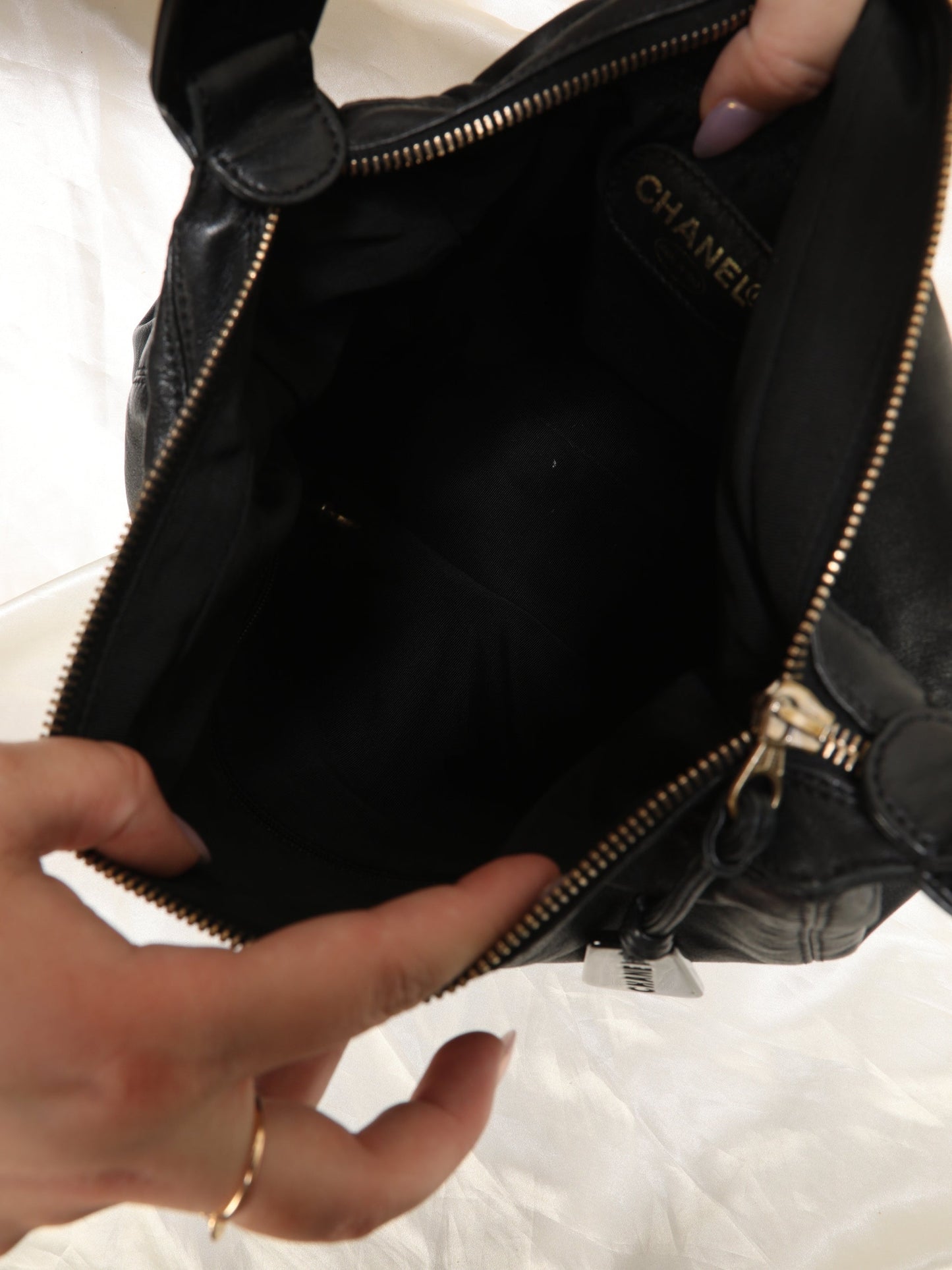 Chanel Timeless Lambskin and Acrylic Hobo