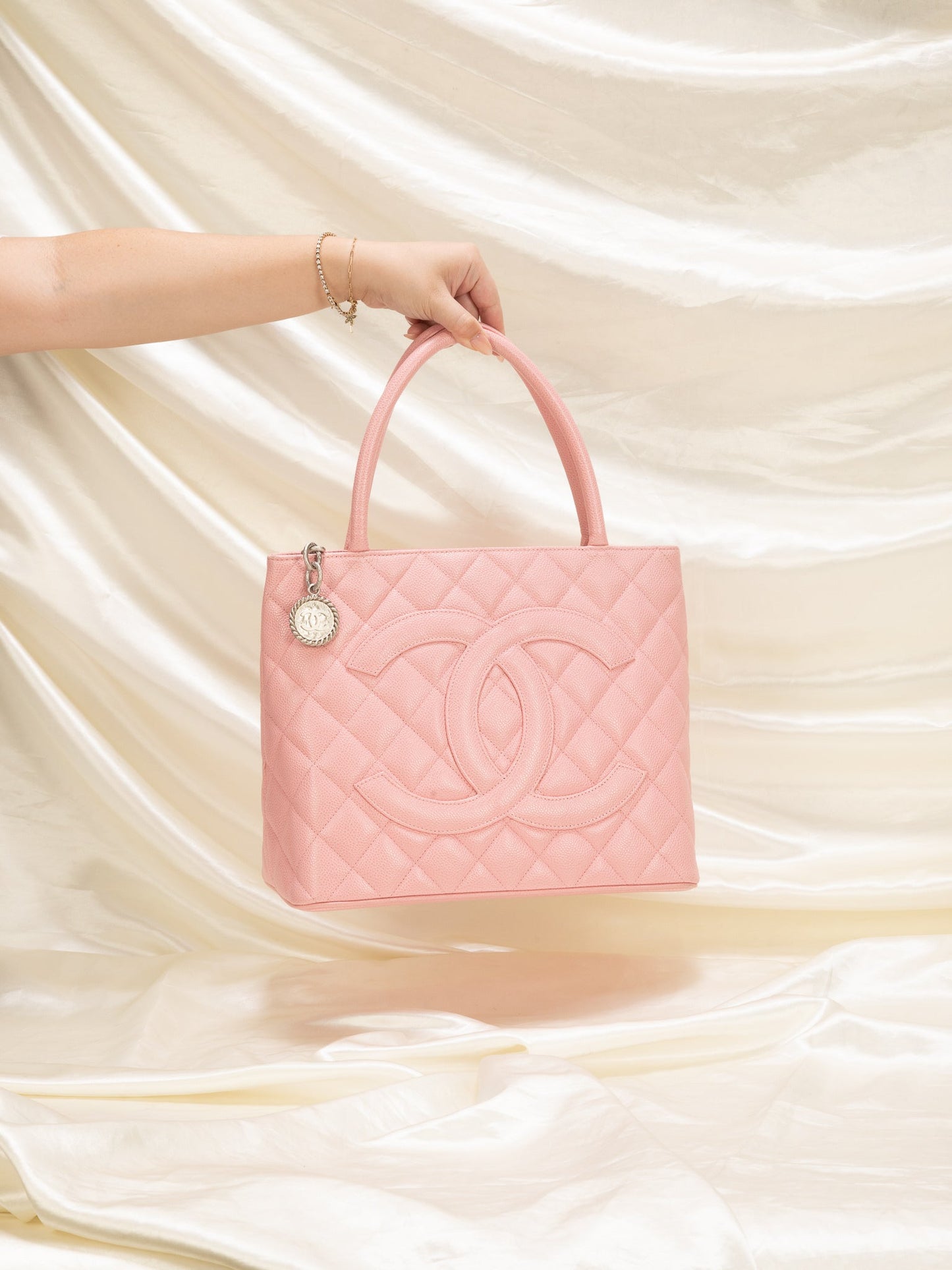 Chanel Caviar Medallion Tote
