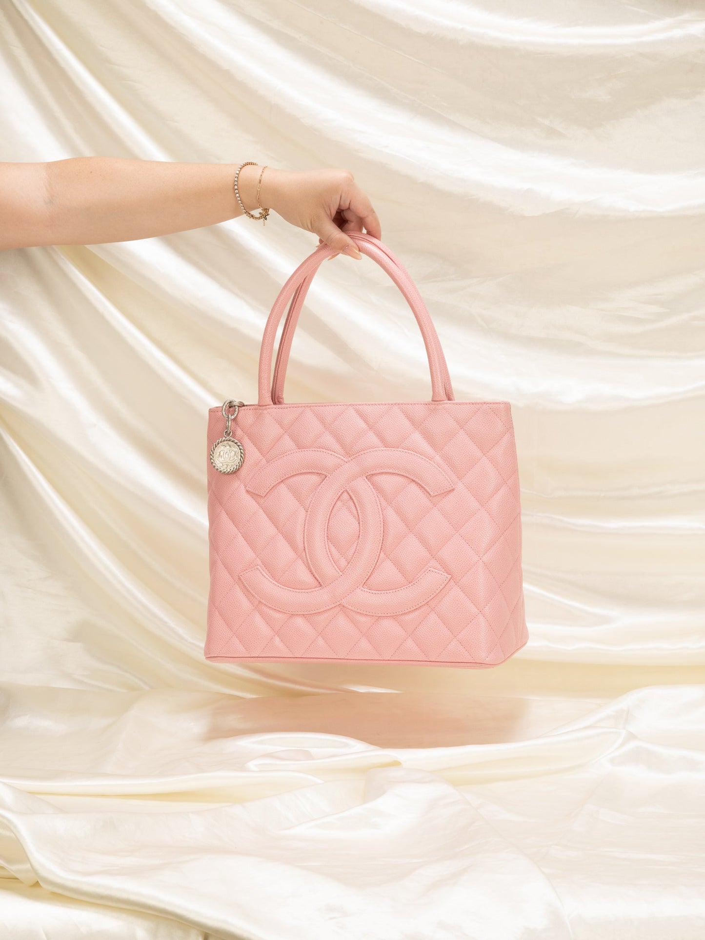 Chanel Caviar Medallion Tote