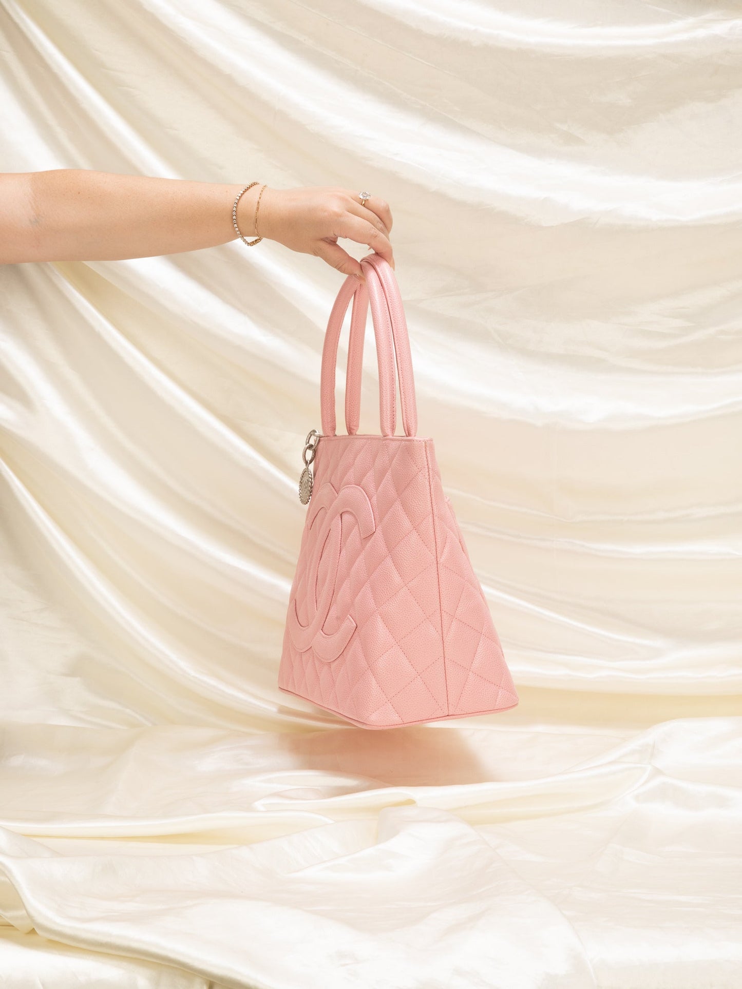Chanel Caviar Medallion Tote