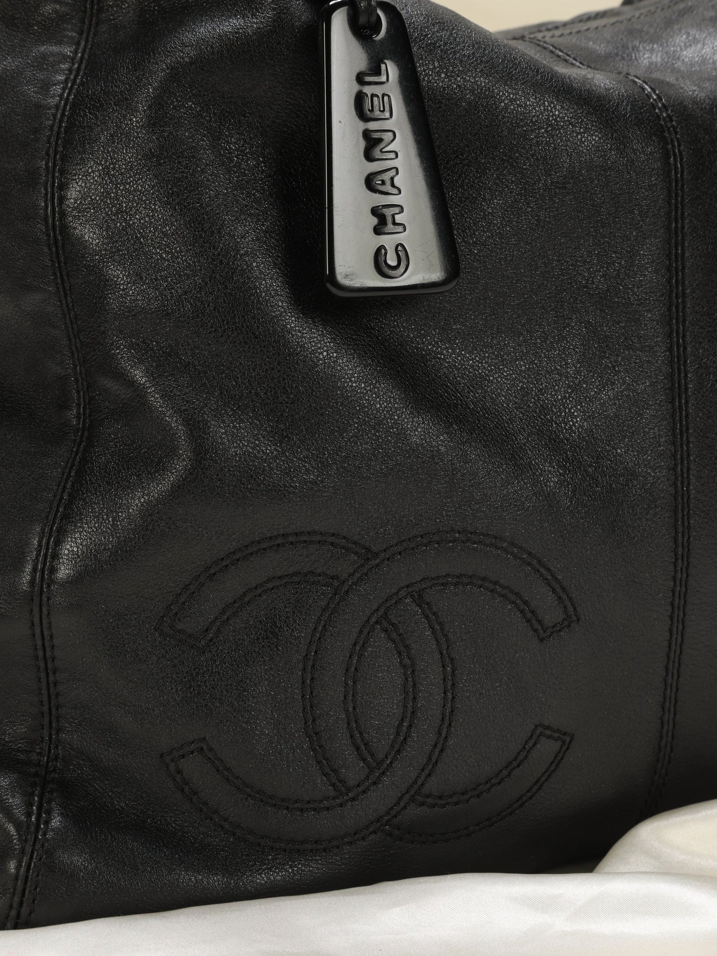 Chanel Timeless Lambskin and Acrylic Hobo
