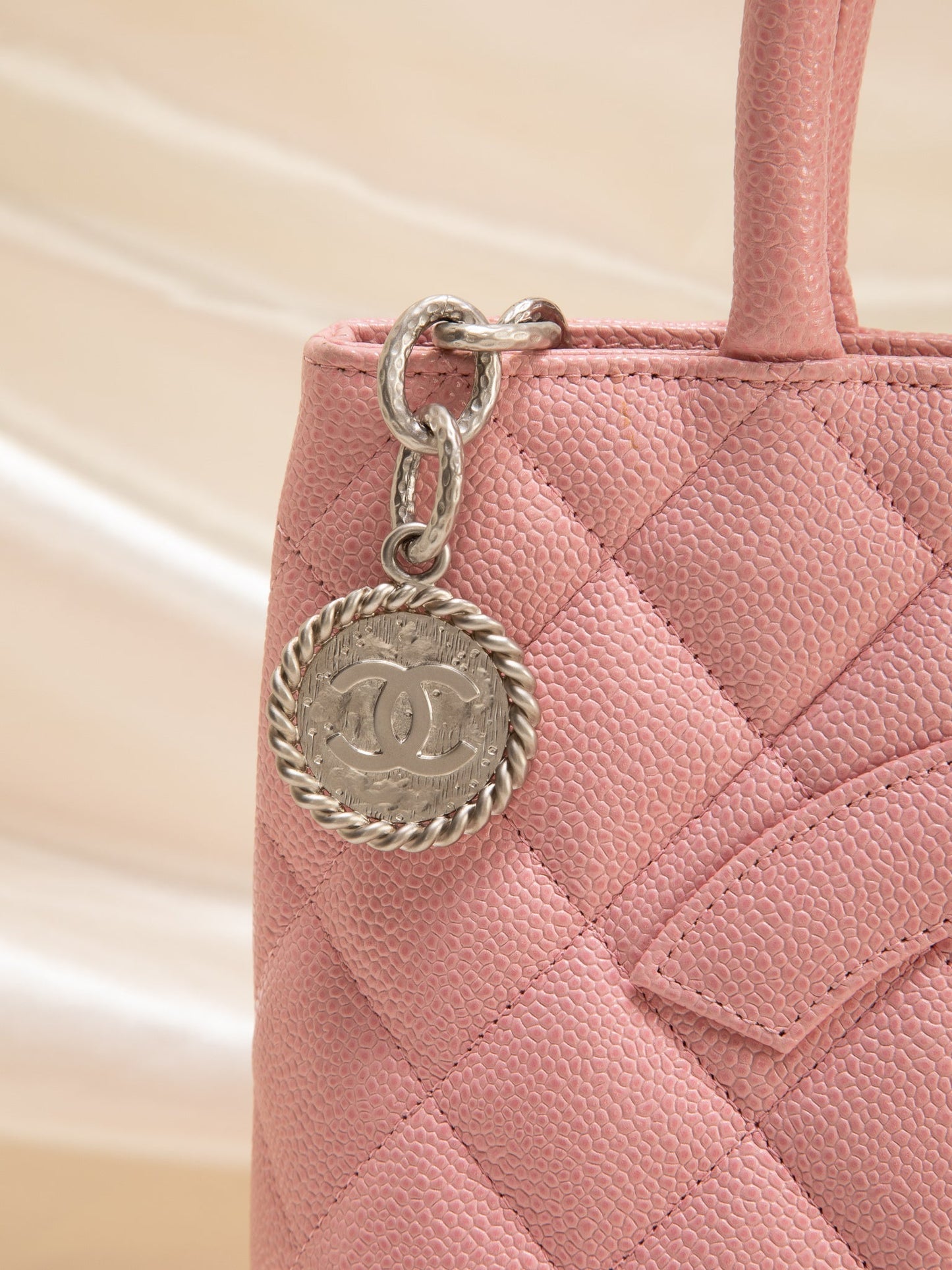 Chanel Caviar Medallion Tote