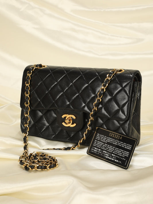 Chanel Small Lambskin Classic Double Flap
