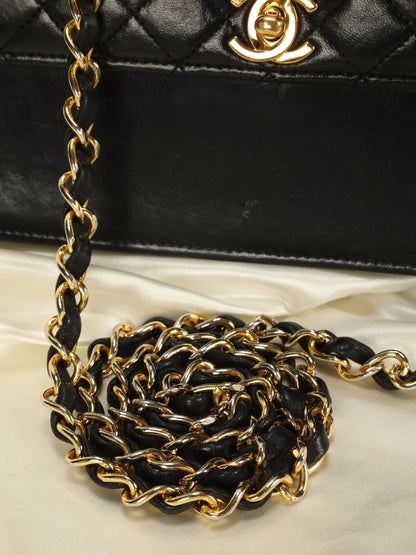 Extremely Rare Chanel Lambskin Trapezoid Bag