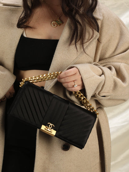 Extremely Rare Chanel 2019 Satin Clutch Bag