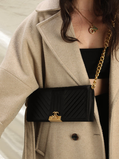 Extremely Rare Chanel 2019 Satin Clutch Bag