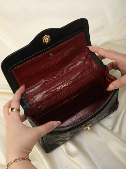 Chanel Two-Tone Double Flap Bag