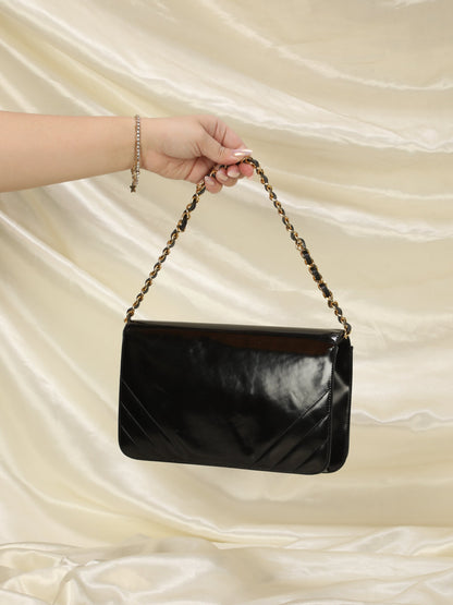 Chanel Patent Medium Full Flap