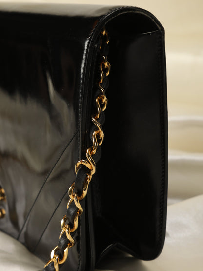 Chanel Patent Medium Full Flap
