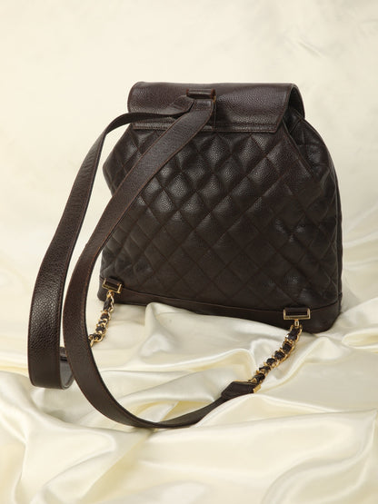 Extremely Rare Chanel Caviar Quilted Backpack