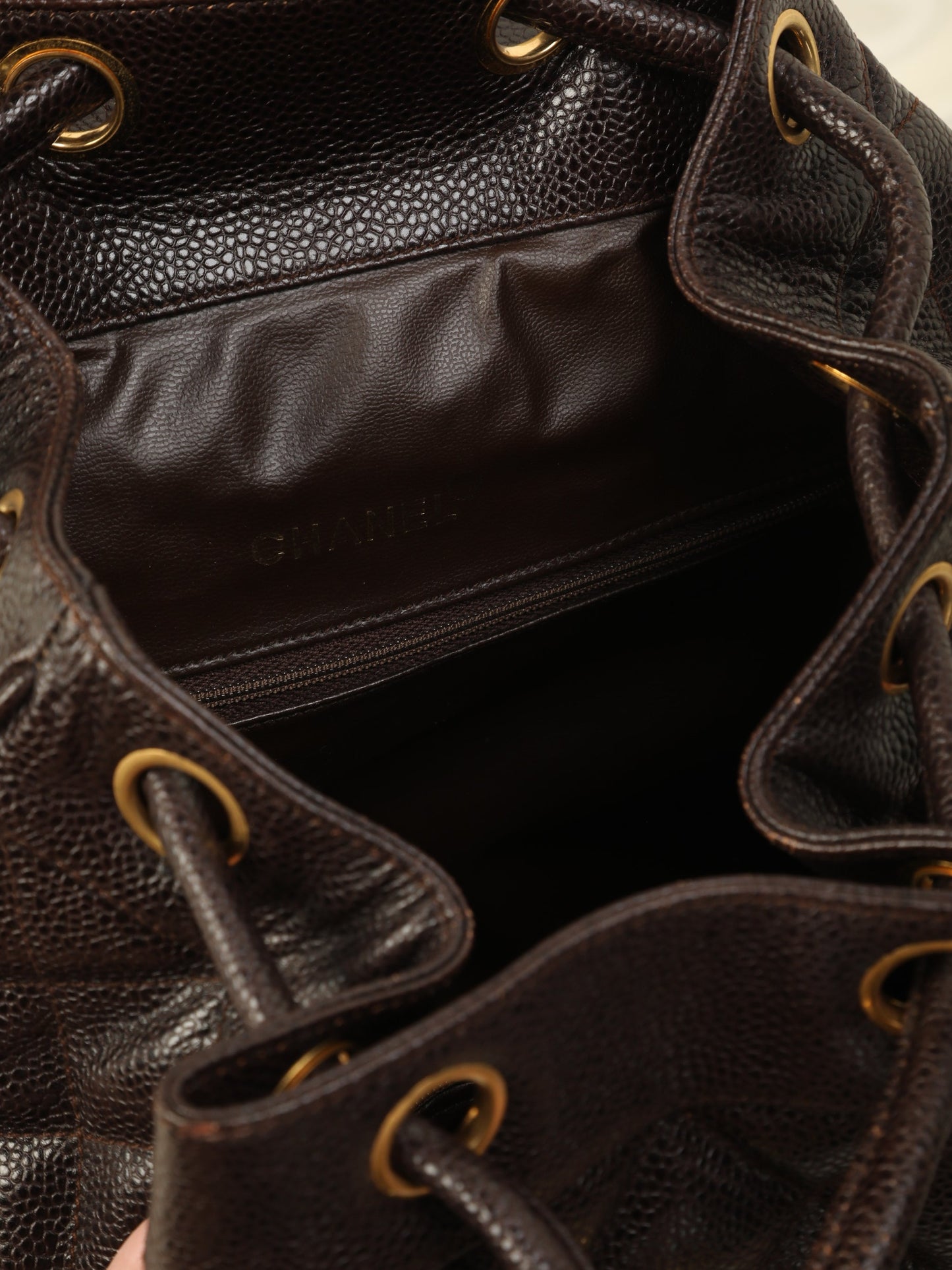 Extremely Rare Chanel Caviar Quilted Backpack