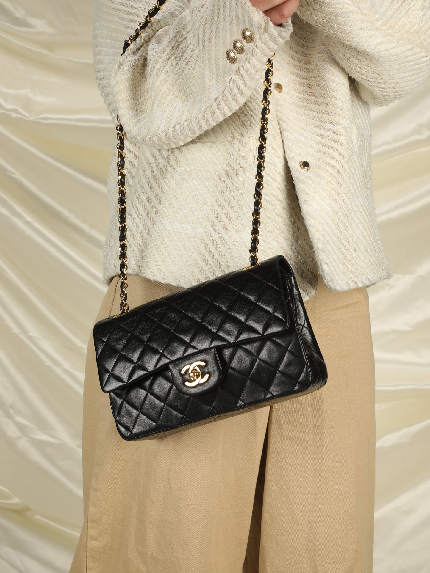 Chanel Small Lambskin Classic Double Flap