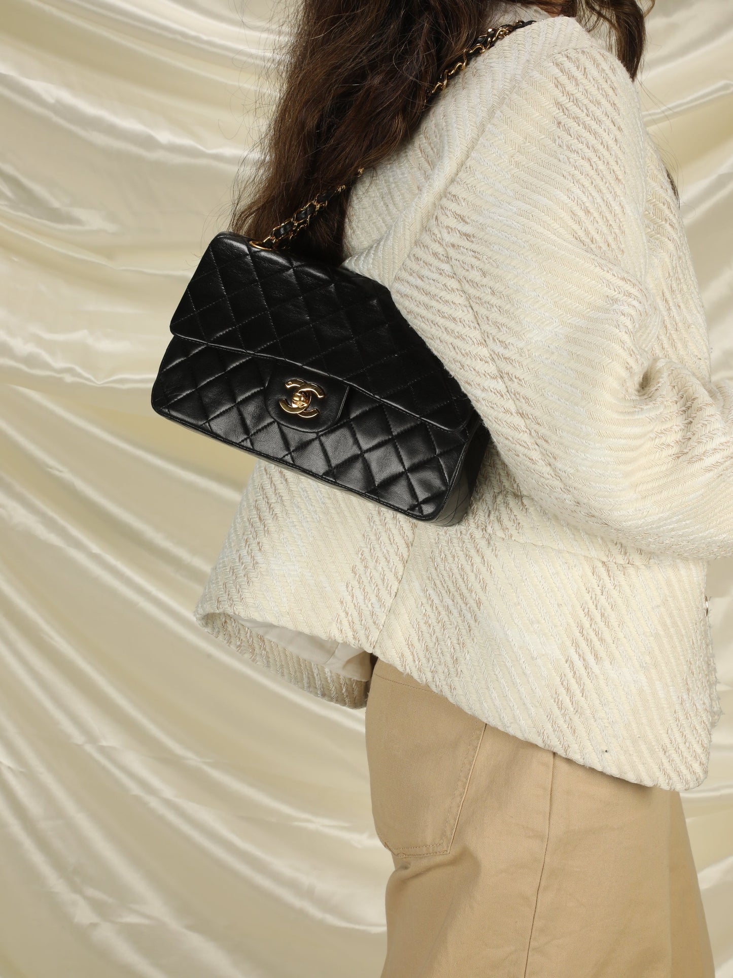Chanel Small Lambskin Classic Double Flap