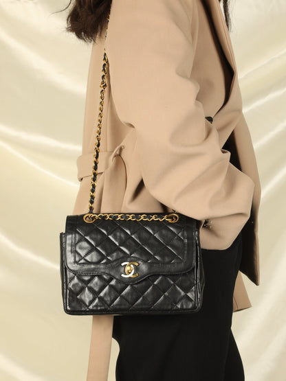 Chanel Two-Tone Double Flap Bag