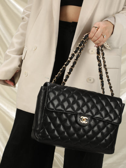Chanel Caviar Jumbo Flap Bag