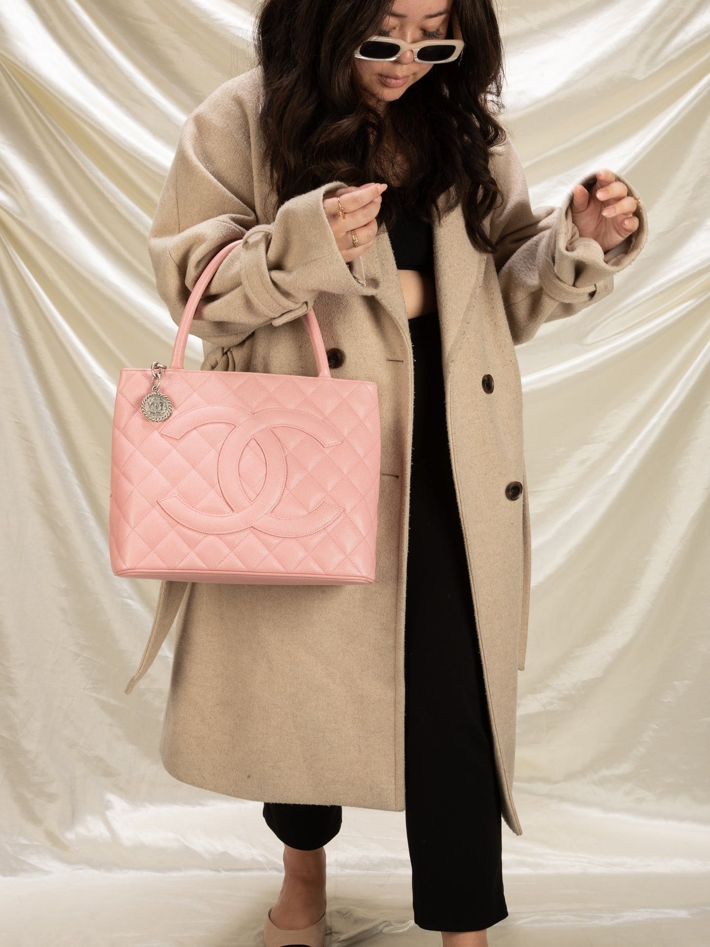 Chanel Caviar Medallion Tote