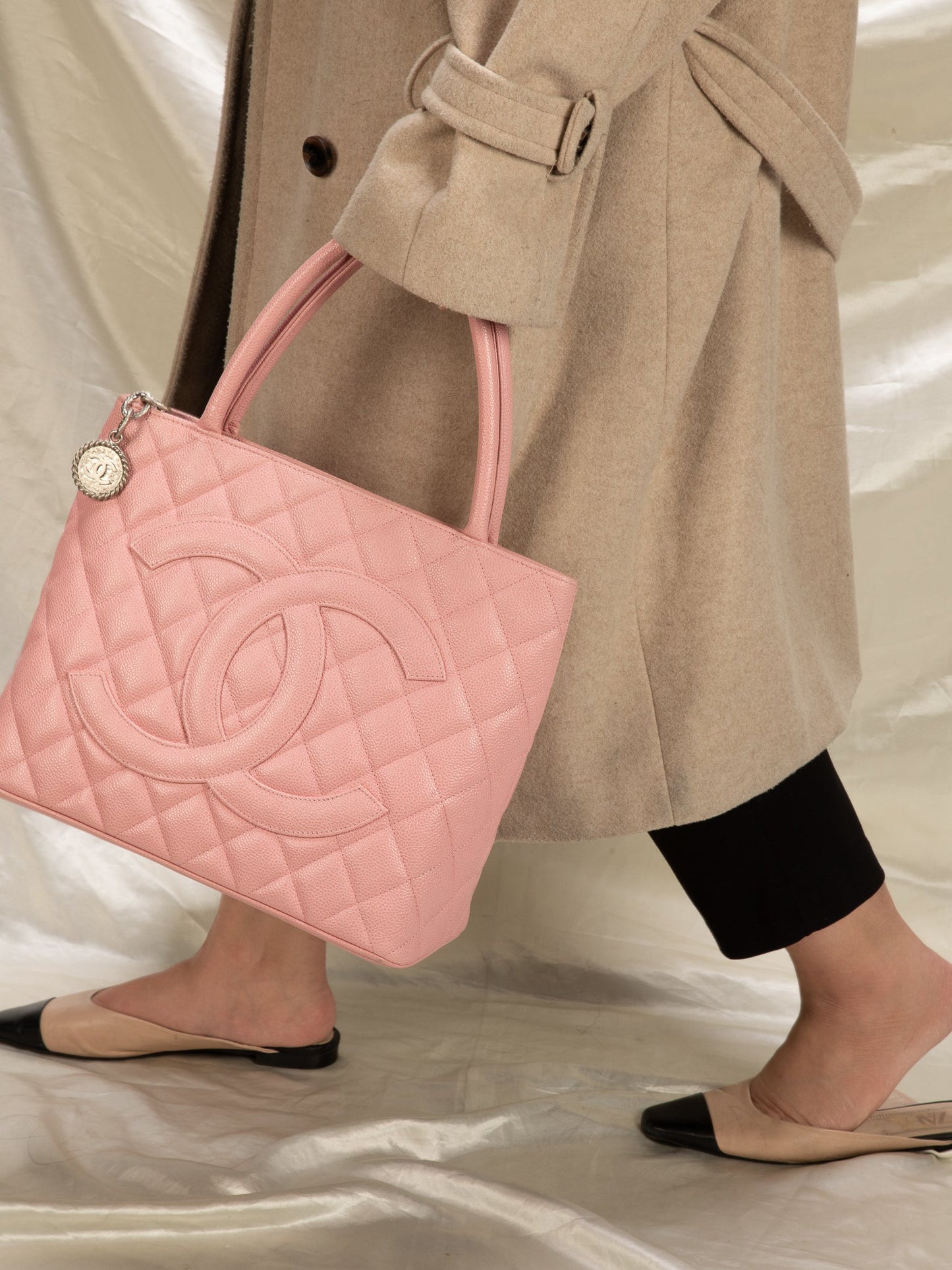 Chanel Caviar Medallion Tote