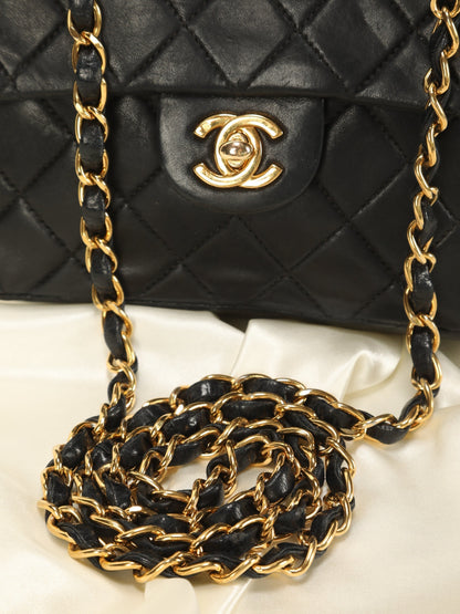 Chanel Mini Lambskin Half Flap