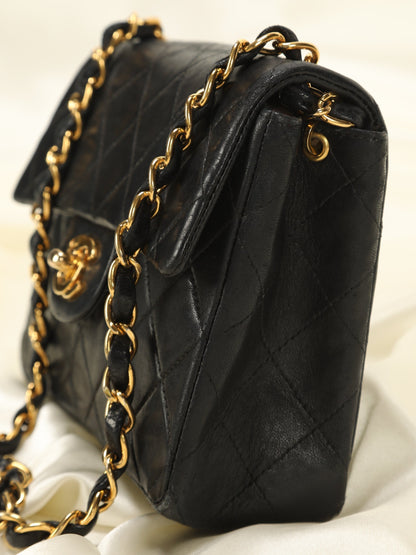 Chanel Mini Lambskin Half Flap