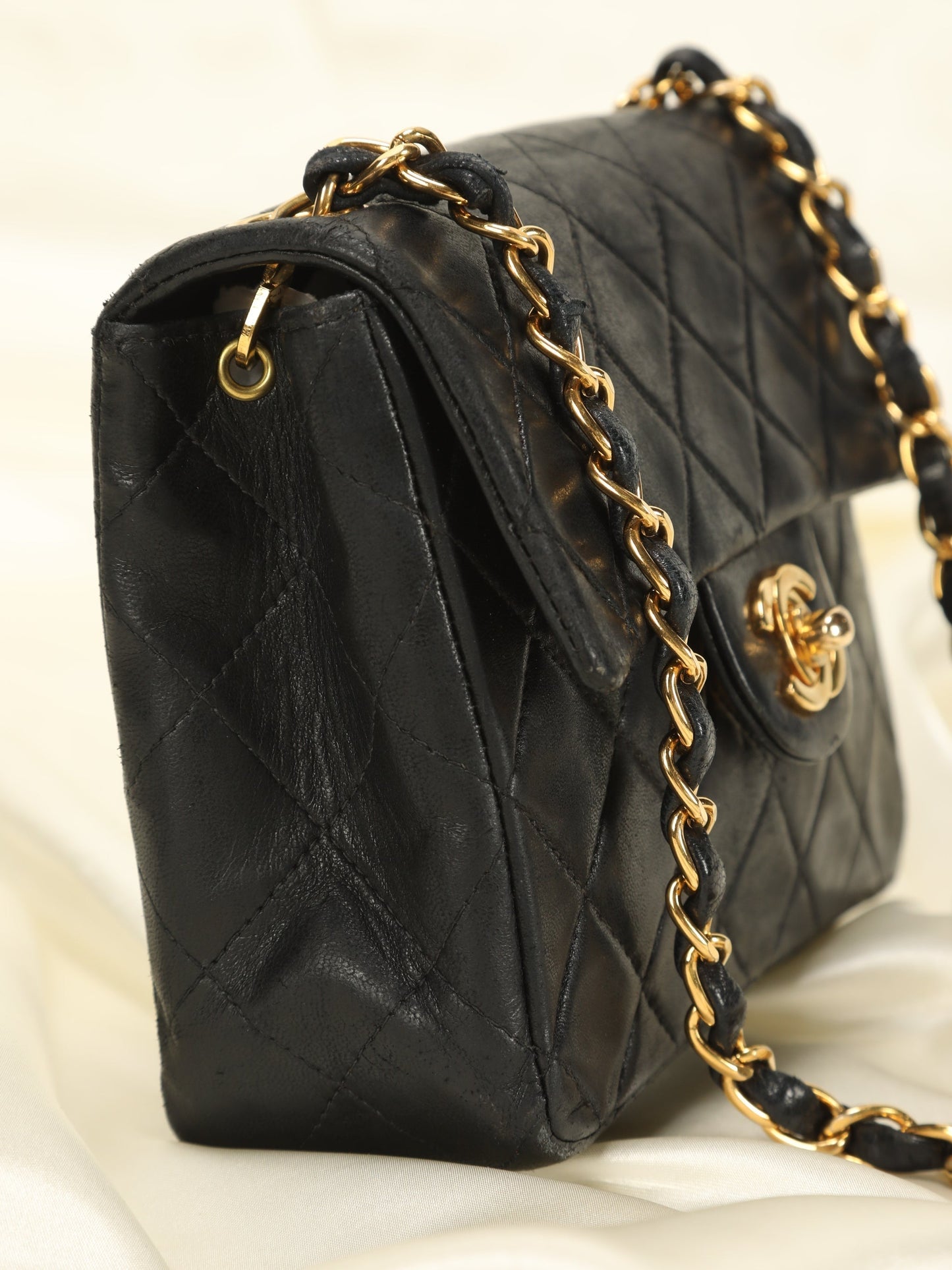 Chanel Mini Lambskin Half Flap
