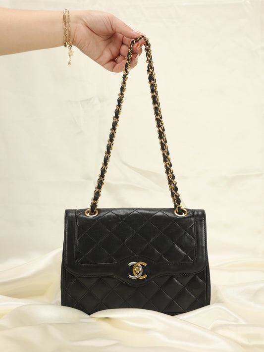 Chanel Two-Tone Double Flap Bag