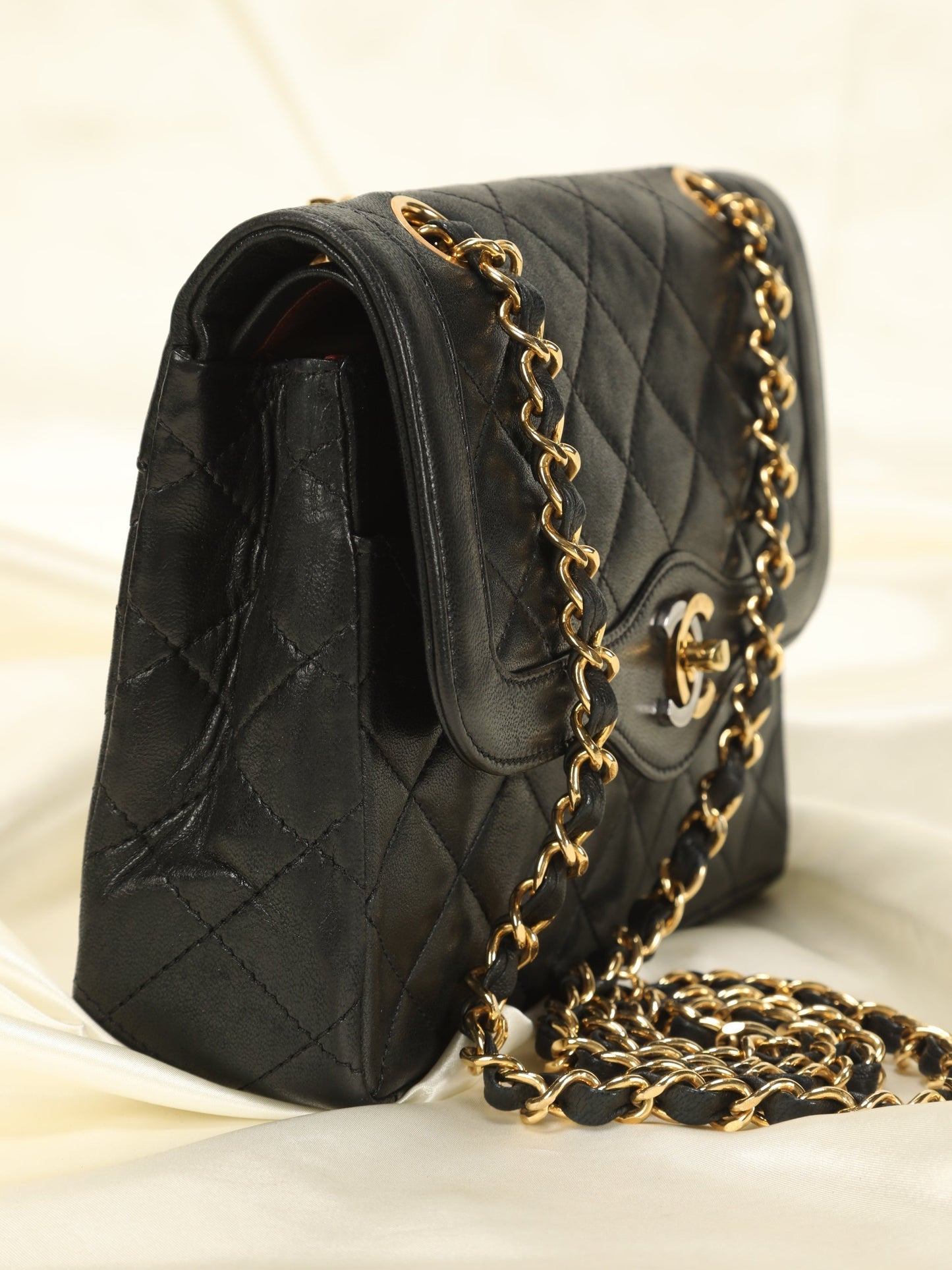 Chanel Two-Tone Double Flap Bag