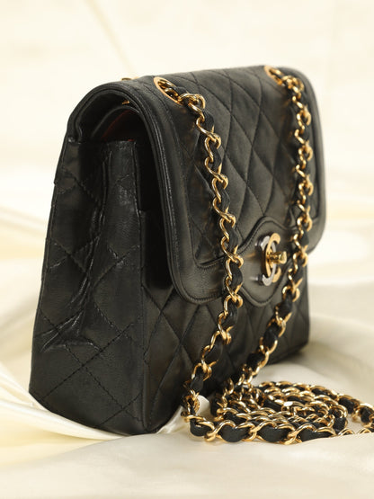 Chanel Two-Tone Double Flap Bag