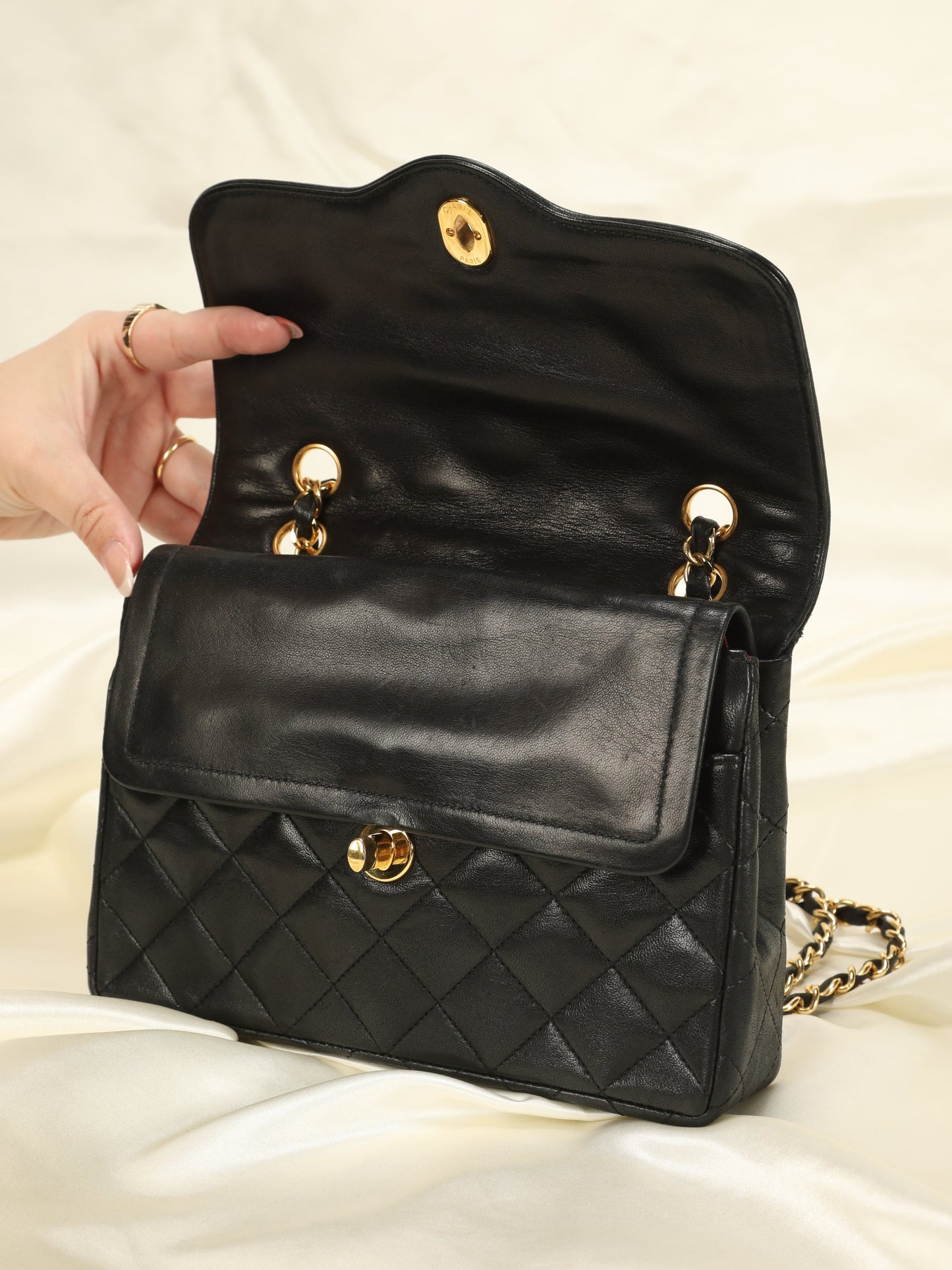 Chanel Two-Tone Double Flap Bag