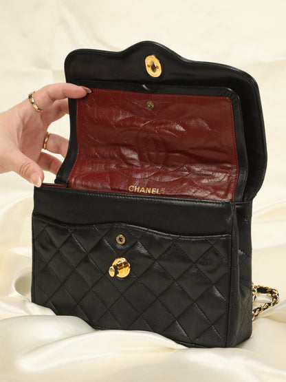 Chanel Two-Tone Double Flap Bag
