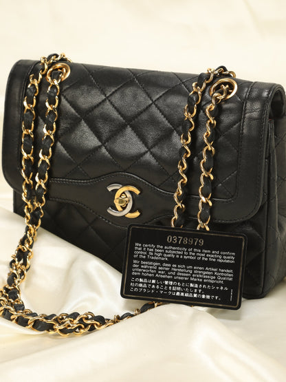 Chanel Two-Tone Double Flap Bag