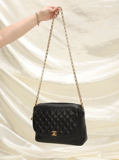 Extremely Rare Chanel Caviar Bijoux Camera Bag