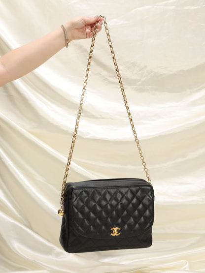Extremely Rare Chanel Caviar Bijoux Camera Bag