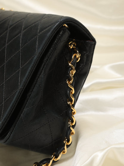 Chanel Medium Turnlock Lambskin Full Flap