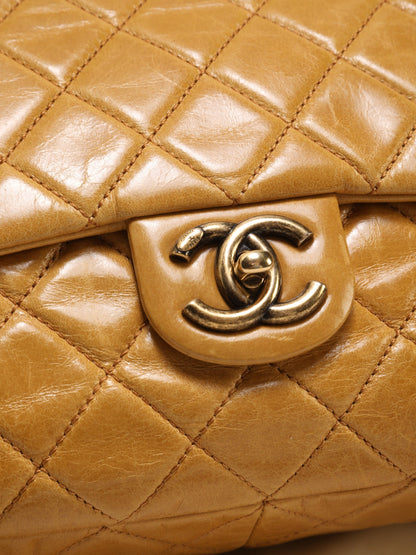 Chanel Mustard Top Handle Shoulder Bag