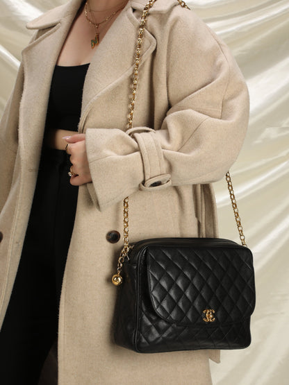 Extremely Rare Chanel Caviar Bijoux Camera Bag